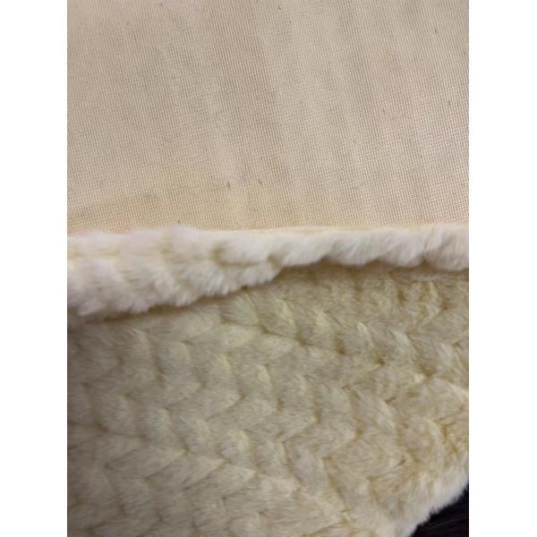 Short Fur Fabric Soft Faux Fur for Coat Toy Yarn Count Contact Length 60cm Color Gray