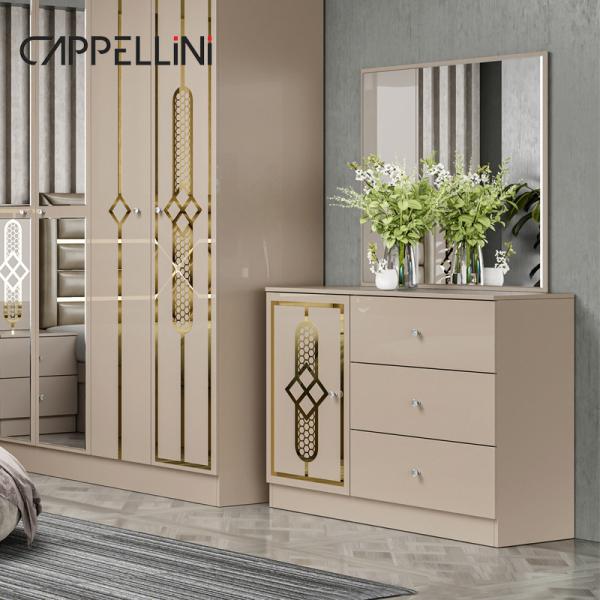 Cheap Price Queen Size Wooden Headboard Modern Leather Bed Rom Suite Luxury King Size Mdf Full Bedroom Furniture Set