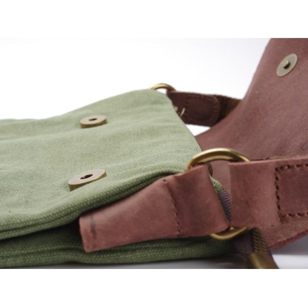 Vintage Style Leather and Canvas Bags Satchels Mens Canvas Bags