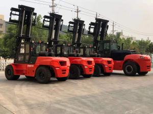 Cheap Orange Red Heavy Lift Forklift With Customized OEM Rated Load 15000kgs wholesale