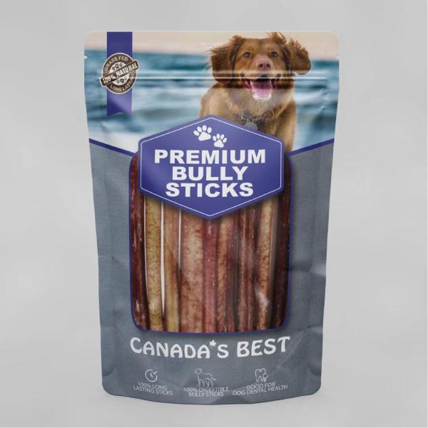 Stand Up Pet Food Packaging Bag Pouch Flat Bottom Rotogravure Printed With Zippers