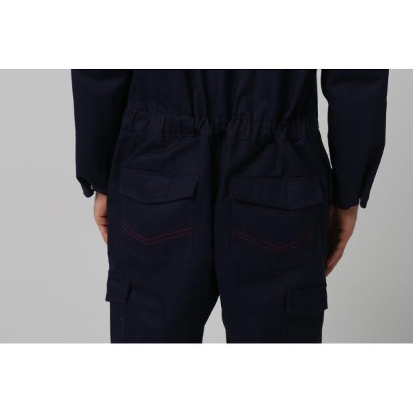 2 Way Brass Zipper Fire Retardant Workwear , 350gsm Flame Proof Overalls