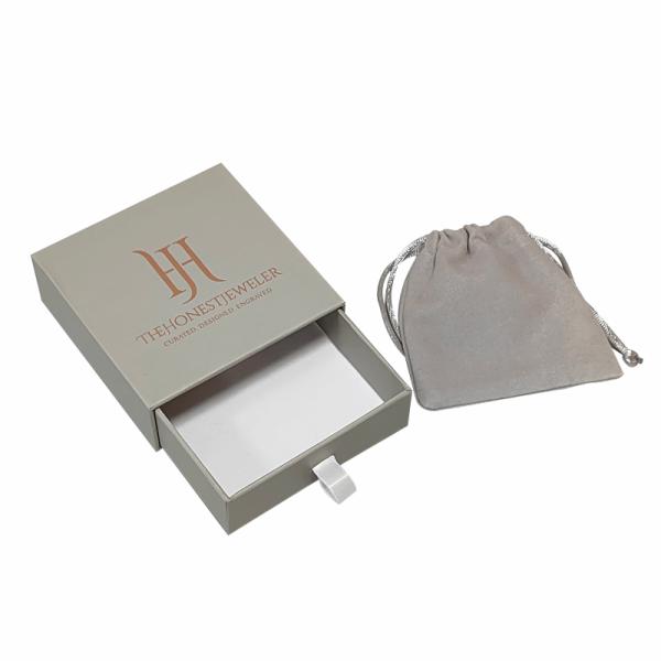 Eco-friendly Paperboard Jewelry Gift Box with Custom Logo and Personalized Logo