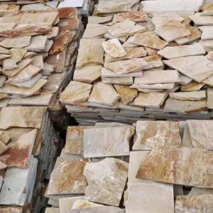 Cheap 3D Natural Marble Stones Random Rusty Slate Meshed Flagstone Outdoor Garden Flooring Pavers Wall Tiles wholesale