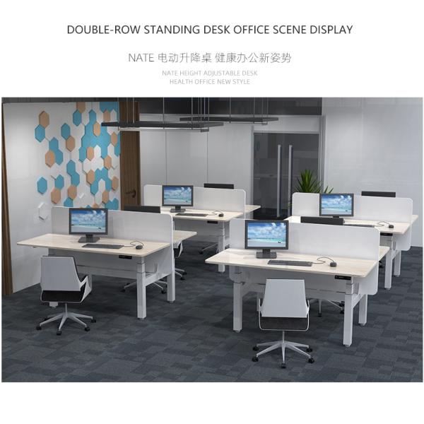 Stainless Steel Telescopic Computer Desk Frame With 38mm/S Speed Adjustable Height