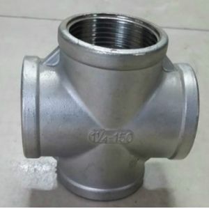 Cheap DN15 5 way cross malleable iron pipe fittings wholesale