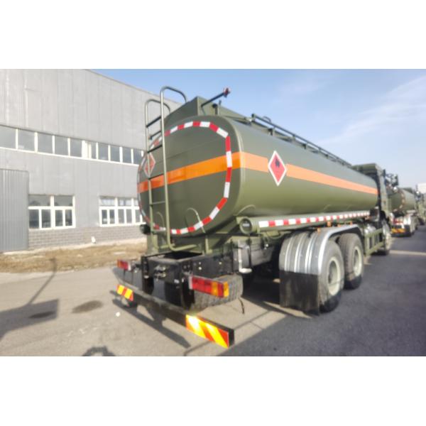 371HP Engine Oil Fuel Tank Truck For Diesel Delivery 6x4