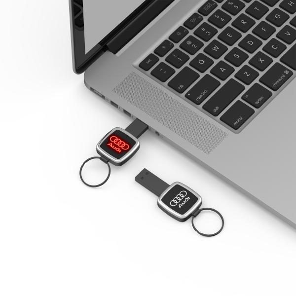 When Reading LED Light Will Shiny Crystal USB Stick 32GB 64GB 128GB