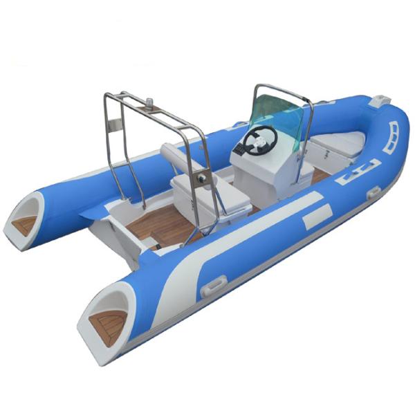 2022 orca inflatable boat 480cm length with light arch rib480A with teak floor