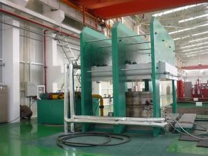 China PLC Control Belt Vulcanizing Machine 100T Hydraulic Press For Rubber Moulding on sale