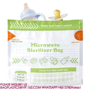 Cheap Microwave Steam Sterilizer Bags, Baby Bottle Cleaning Bag Sterilizer Bags Breast Pump wholesale
