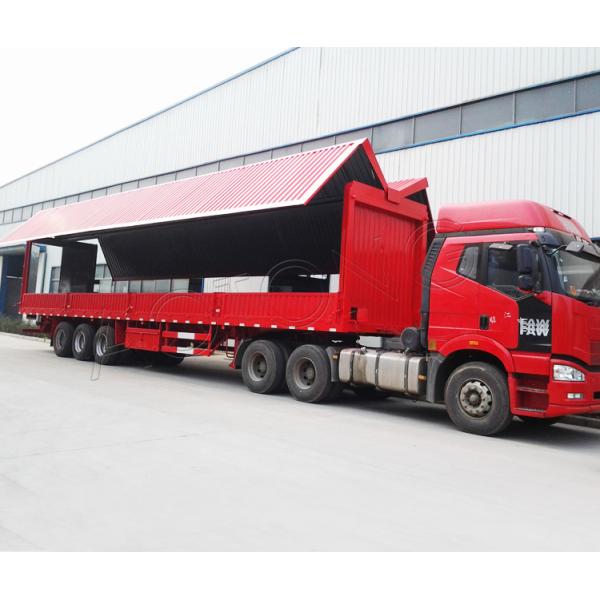 53ft Enclosed Box Cargo Dry Wing Van Truck Semi Trailer with 30-100T Max Payload
