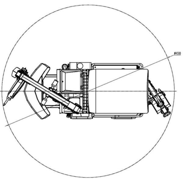 Underground Mining Scaler Diesel Power Tunnel Loose Rock Scaler Scaling Rig