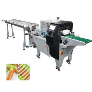 China Dry Fruit Automatic Flow Wrapping Machine Bafu Cake Cookies Biscuit Packing Machine on sale