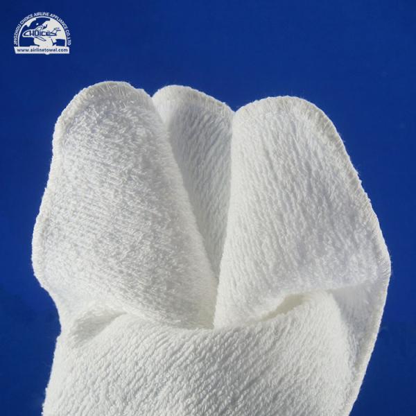 Cotton disposable airline hot and cold aircraft face towel