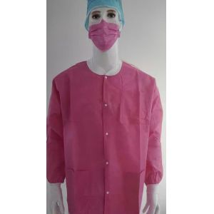 Cheap Sterilized medical disposable non woven SMS dental surgery coat wholesale