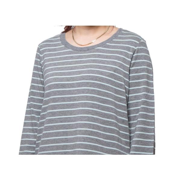 Ladies Comfortable Long Sleeve Stripped Pajamas Nightwear For Woman , Bamboo Cotton Fabric