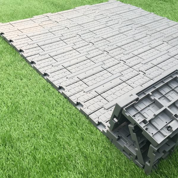 Outdoor Interlocking Turf Protection Covering Grass Mat Portable Flooring