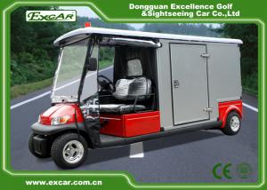 China Steel Chassis Waterproof Medical Golf Cart With Light And Horn on sale