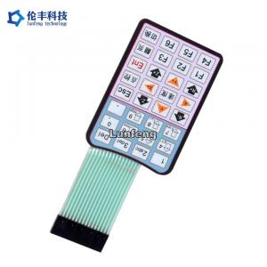 China PET Flat Membrane Switch , Matrix Electronic Membrane Keypad Panel on sale