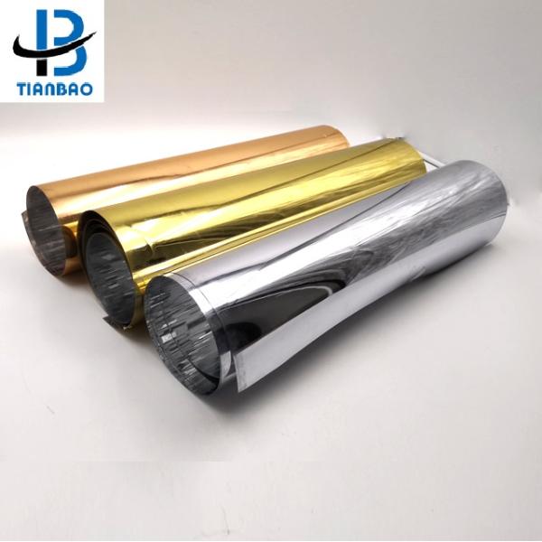 PET Film Metallized Aluminum Foil Wrapping Paper for Customized Color Packaging Usage