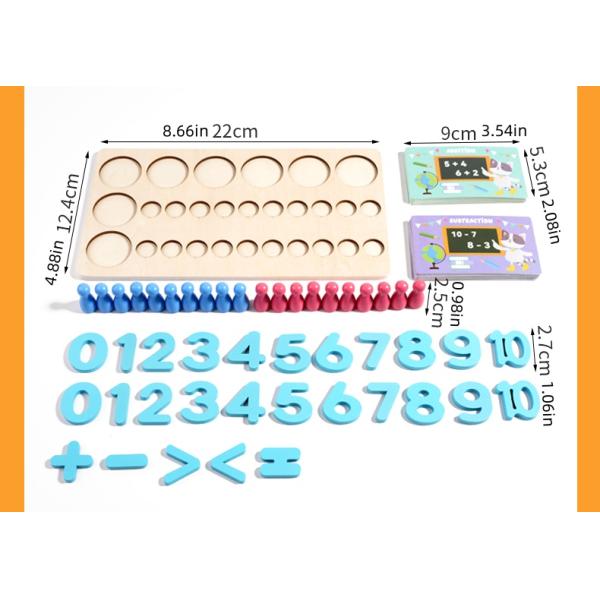 Children's Early Education Wooden Digital Arithmetic Doll Parent-child Interactive Educational Toys