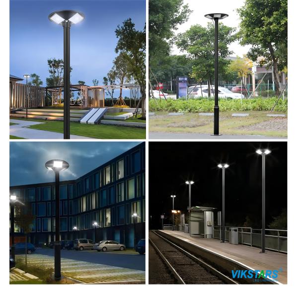 UFO 300W IP65 Solar Powered Garden Lights For Park Road Landscape