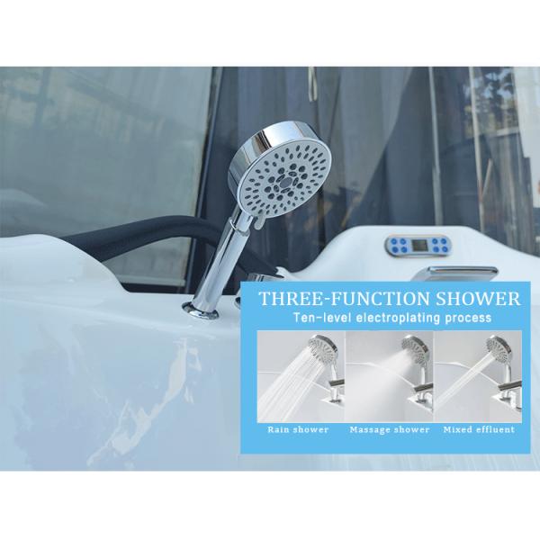 Freestanding 60 Inch Air Jet Bathtubs Whirlpool 1560x800mm Radio Function