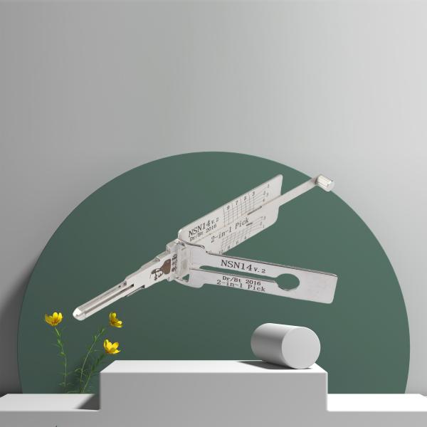 Lishi 2 In 1 Auto Lock Pick car unlock tool NSN14 NSN14R NSN11 for NISSAN Japan