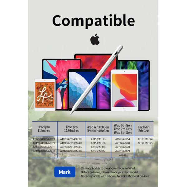 Aluminum Alloy Capacitive Stylus Pen For IPad Smart Shutdown 5 Minutes