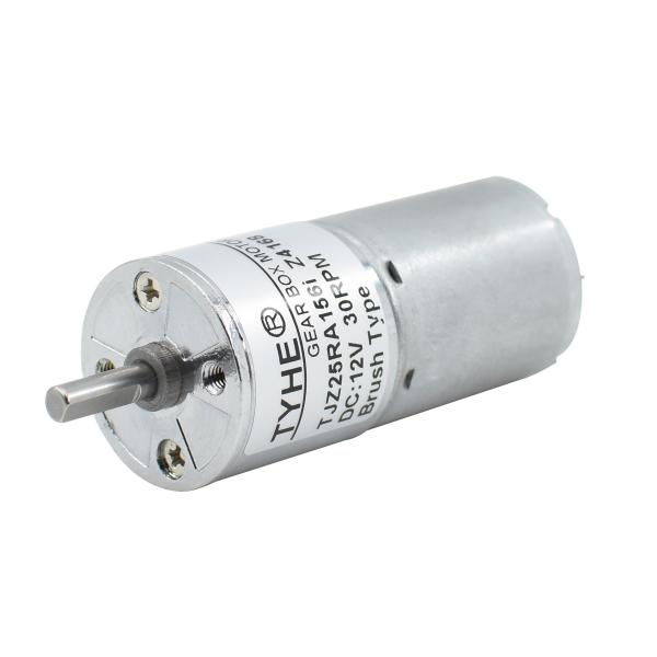 Zinc Alloy Housing 25mm Diameter 6v 12v 24v 1N.M Rf370 Brushes Micro Dc Gear Motor For Grill