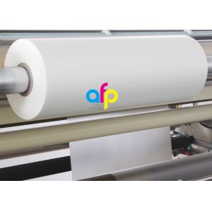 Matte Soft Silk Lamination Film , Clear Paperboard / Paper Lamination Film