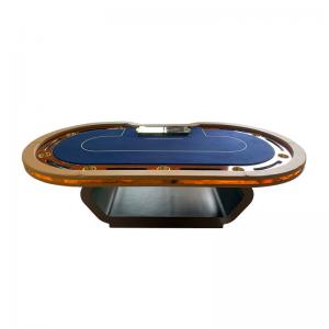 Cheap Exquisite Texas Holdem Casino Poker Table with Polygonal Table Legs wholesale