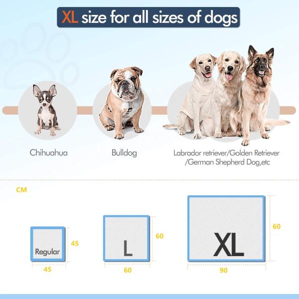 CE ISO Certified Disposable Dog Pads with Fast Absorption Capacity of 100-2000ml