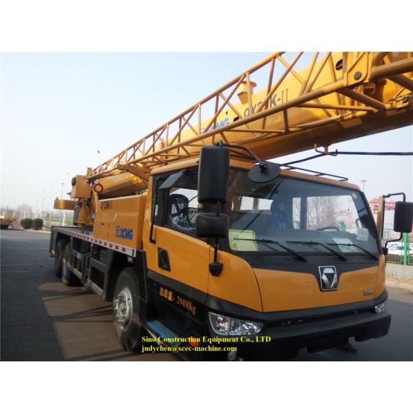 XCMG Truck Crane QY25K II With Engine 213KW Euro III Fully Extended Boom 34.2m