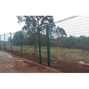 OEM Black 10ft High Welded Wire Mesh Fencing Clear View