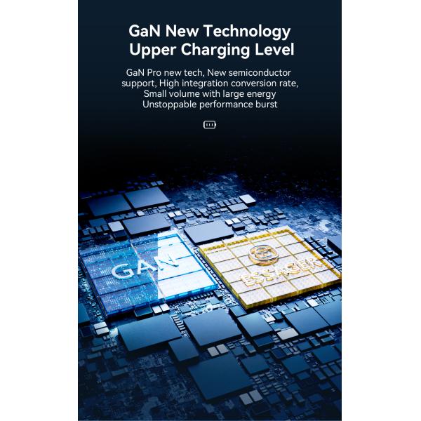 Essager Mobile Phone GaN Chargers 140W With 3 Ports In 1 USB A 2 Type C