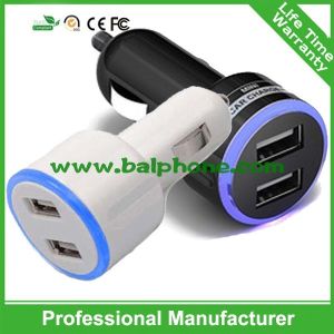 Cheap 5V 2.1A mini dual usb car charger wholesale