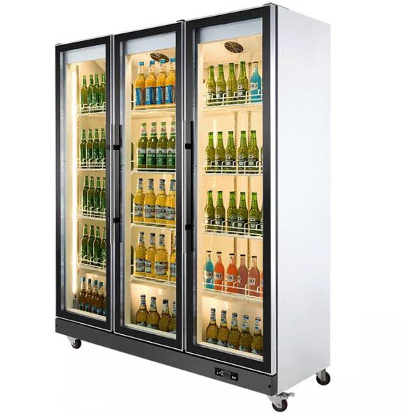 Quality Fan Cooling Commercial Beverage Cooler 1400L Stainless Steel for sale