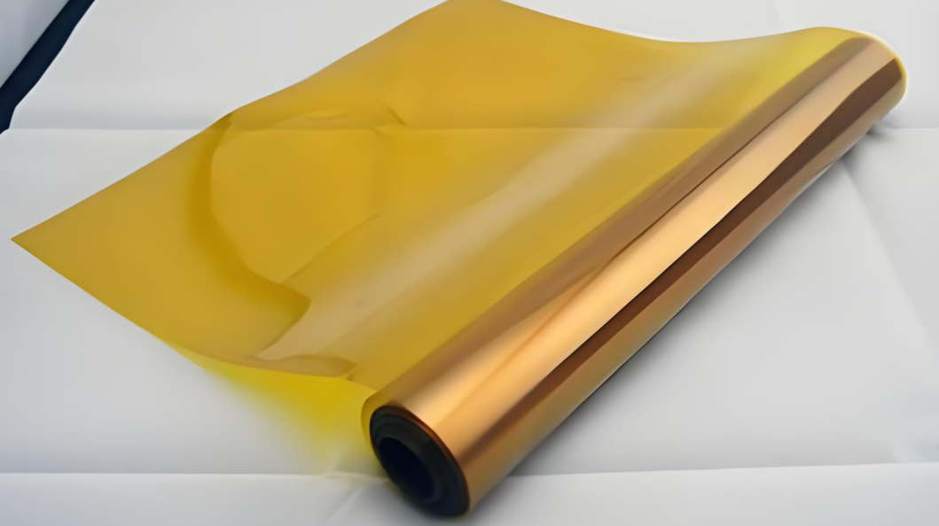 Reinforced Thermoplastic Polyimide PI Film Aluminized Amber Multidimensional