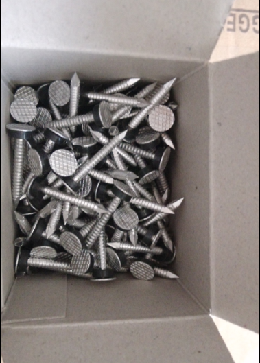 Roofing Flat Head Aluminium Ring Shank Nails Waterproof With EPDM Washer