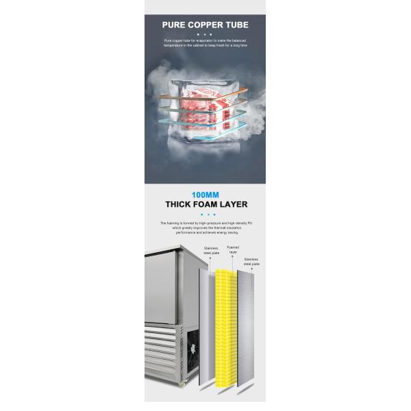 Vegetables Fruit Shrimp Tunnel Quick Freezer Quick Frozen Iqf Tunnel Blast Freezer -80C to 0C Temperature Control 220V