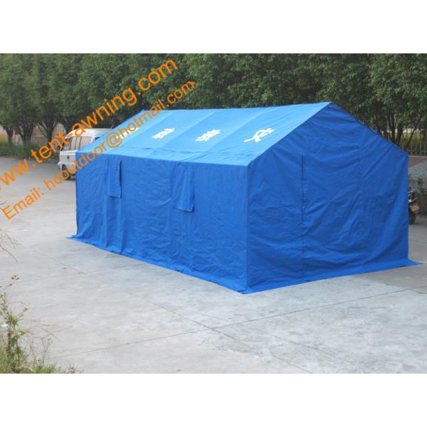 Outdoor Steel Framed Waterproof Emergency Disaster Relief Tent Refugee Tent