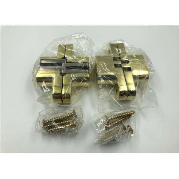 Zinc Alloy Hidden Door Hinges For Fireproof Door , Channel Gate