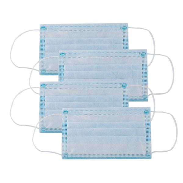Anti Flu 3 Ply Non Woven Face Mask Breathable Comfortable Fit Light Weight