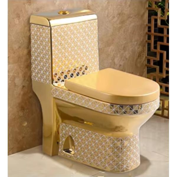 Matte Dual Flush Single Suite Commode Toilet Floor Mounted WC Water Closet