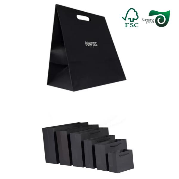 Book Binding Board 300gr 350gr Uncoating Solid Black Paper For Shopping Bag 70cm 100cm