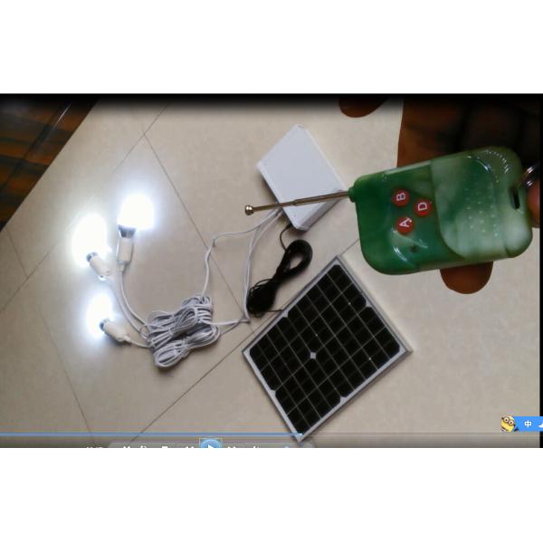 portable solar power system Lighting Africa free power to load with LED DC bulbs and USB mobile charging