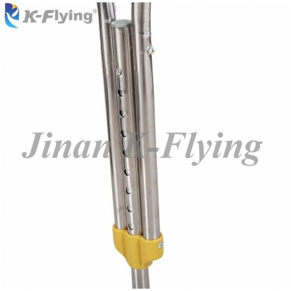 Aluminum Portable Medical Rehabilitation Equipment Disabled Adult Crutch 100kg