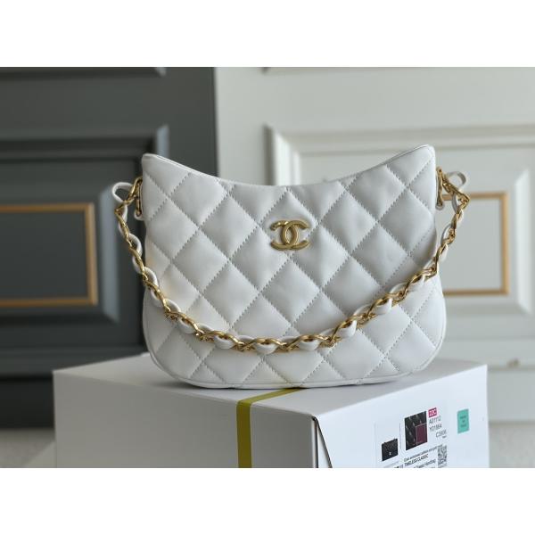Chanel AS3562 Small Hobo Armpit Hippie Tote Bag Shoulder Bag 2022 Autumn Winter
